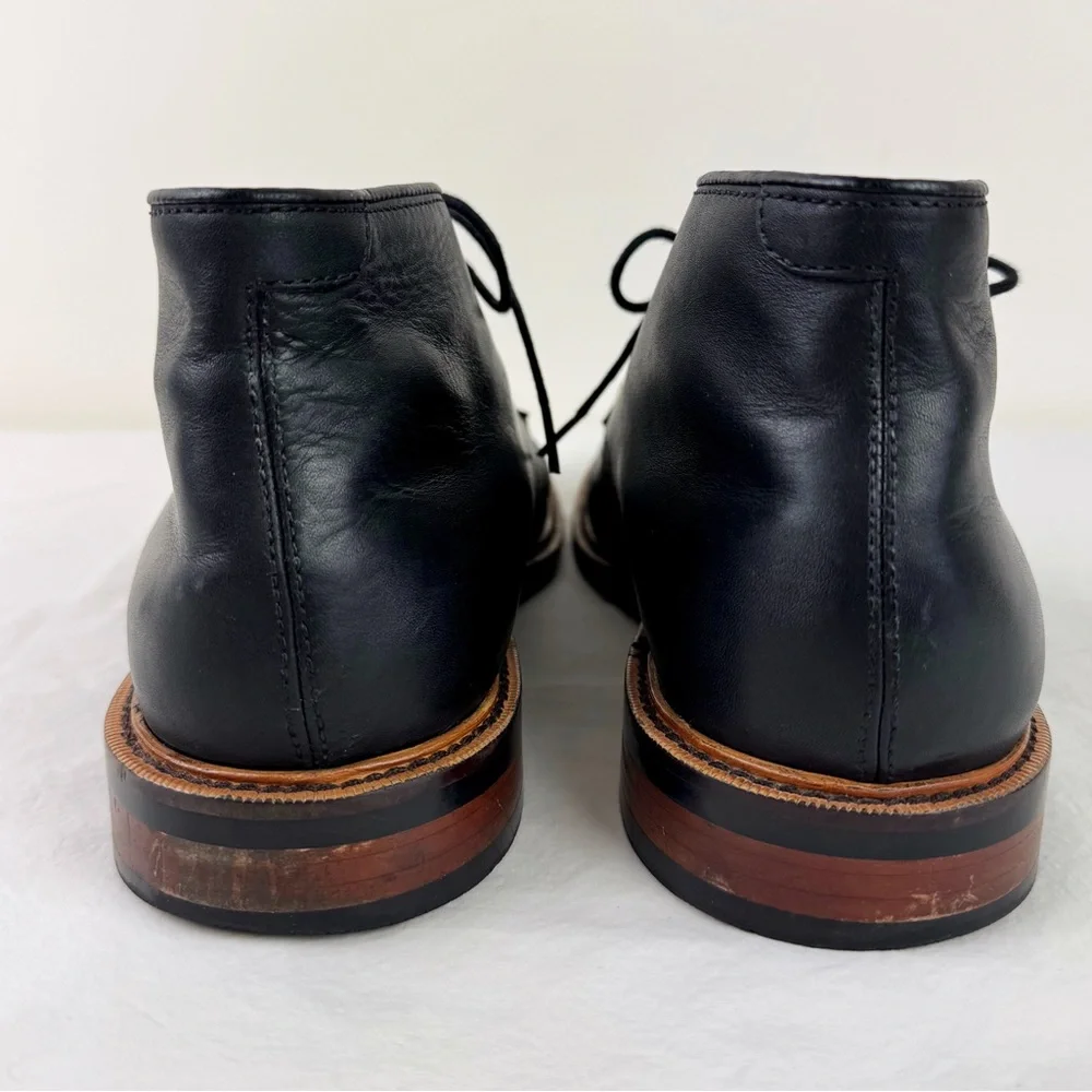 Gordon Rush Black Leather Chukka Boots
